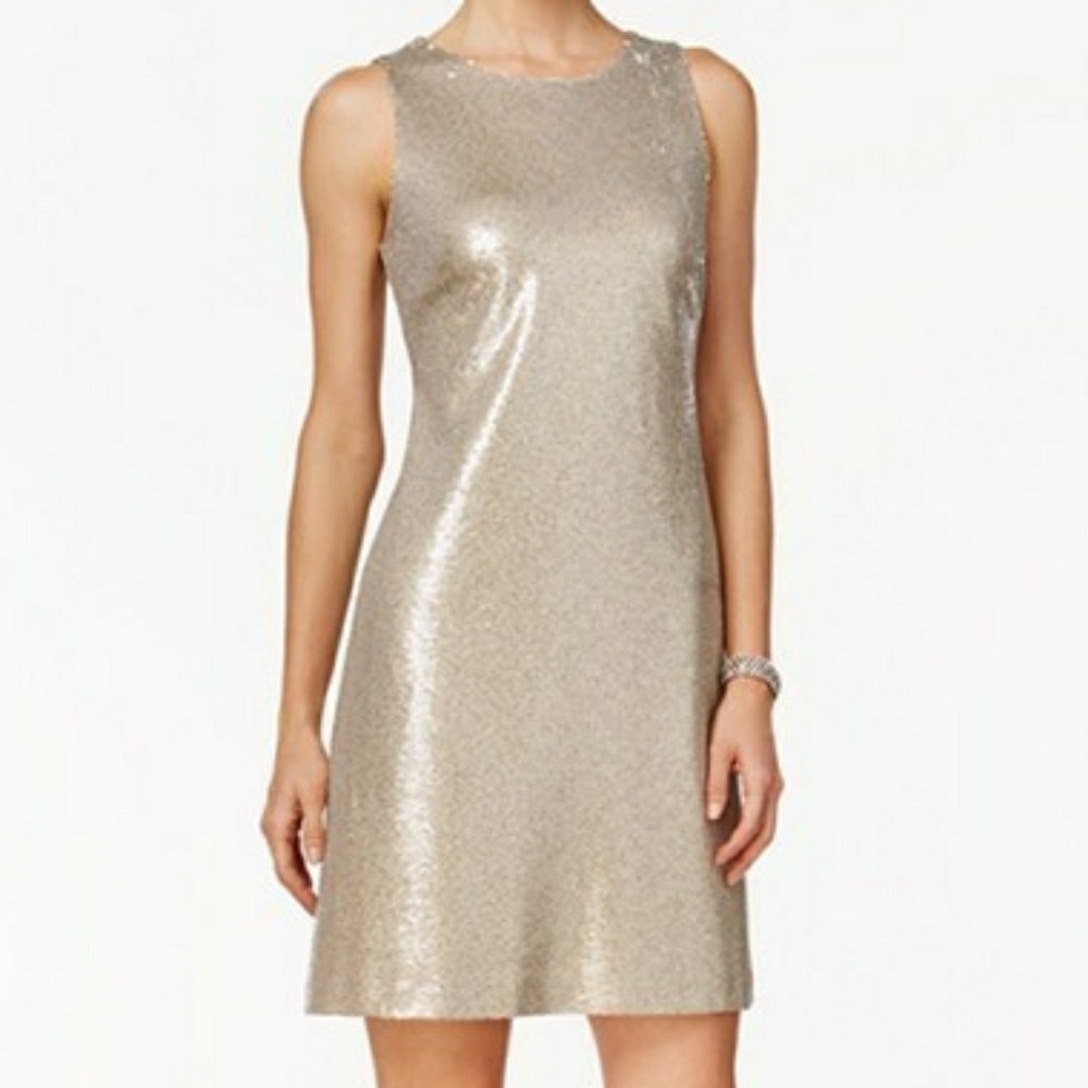 Tommy Hilfiger gold dress